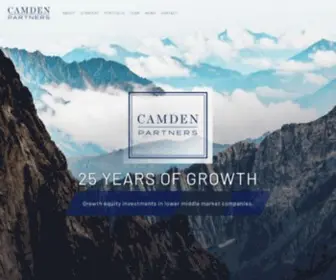 Camdenpartners.com(Camden Partners) Screenshot