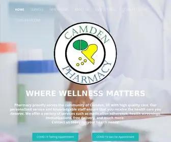 CamdenrxDe.com(Camden Pharmacy) Screenshot