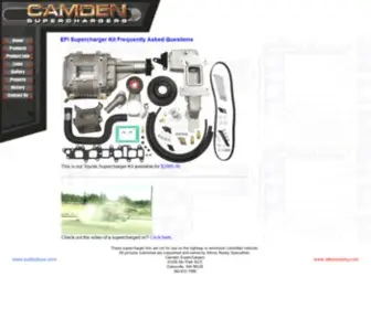 Camdensuperchargers.com(Camden SuperChargers) Screenshot