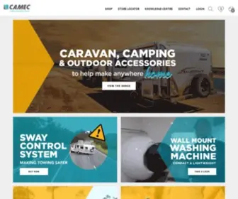Camec.com(Caravan and RV Superstore) Screenshot