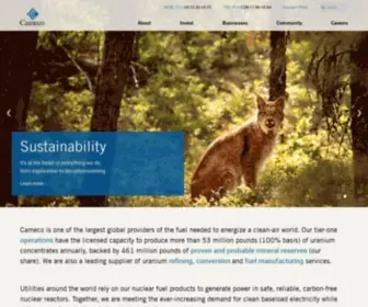 Cameco.ca(Home) Screenshot