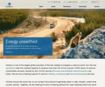 Cameco.com(Home) Screenshot