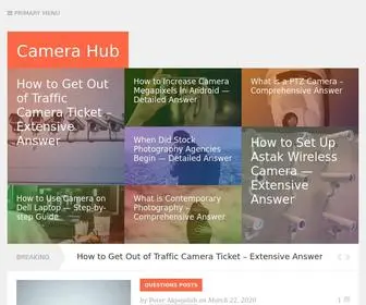 Camehub.com(Where We Look At All Things Camera And Camera) Screenshot