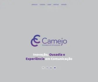 Camejo.com.br(Mediar a informação entre a sua empresa e os veículos de imprensa) Screenshot