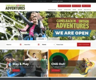 Camelbackmountainadventures.com(Zipline Poconos & Tree Top Adventures PA) Screenshot