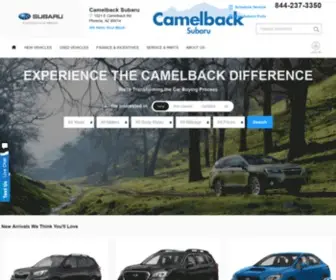 Camelbacksubaru.com Screenshot