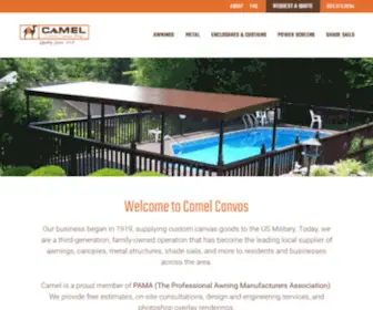 Camelcanvas.com(Camel Sign & Awning) Screenshot