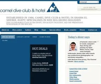 Cameldive.com(Camel Dive Club & Hotel) Screenshot