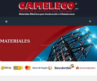 Cameleco.com(Productos eléctricos) Screenshot