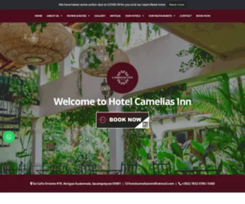 Cameliasinnantigua.com(Camelias Inn) Screenshot