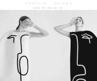 Cameliaskikos.com(A fashion label based in San Francisco) Screenshot