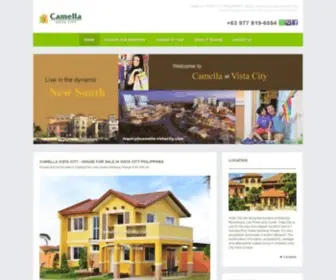 Camella-Vistacity.com(CAMELLA VISTA CITY PHILIPPINES) Screenshot