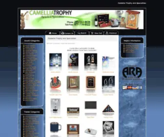 Camelliatrophy.com(Camellia Trophy and Specialties) Screenshot