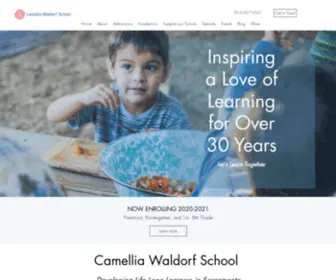 Camelliawaldorf.org(Exceptional Waldorf Education) Screenshot