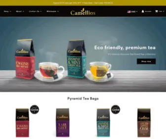 Camellios.com(Buy Premium Tea Online) Screenshot