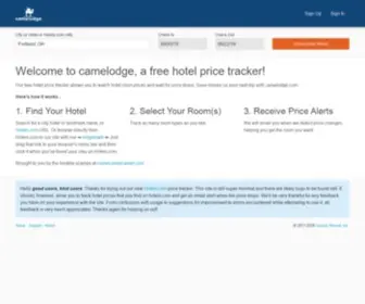 Camelodge.com(Free hotel price tracker) Screenshot
