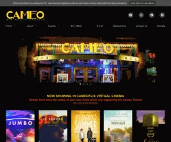 Cameoarthouse.com(Cameo Art House Theater) Screenshot