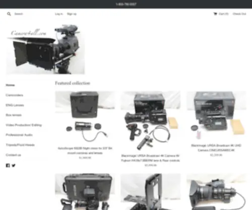 Camera4ALL.com(Used and new professional Video and audio equipment 100% guaranteed. We offer) Screenshot