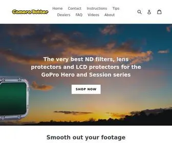 Camerabutter.com(The best GoPro ND Filters for GoPro Hero and GoPro Session) Screenshot