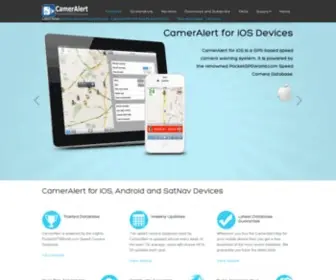Cameralert.com(Speed Camera Warning Software from PocketGPSWorld.com) Screenshot