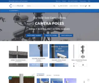 Camerapoles.org(Camera Poles and Hardware for CCTV Installations) Screenshot