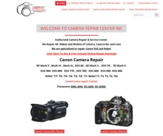 Camerarepair.com(Camera repair and used cameras by) Screenshot