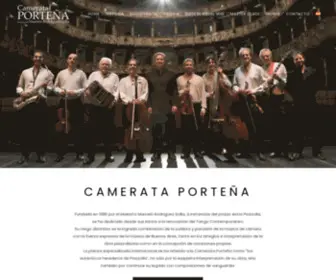 Camerata.com.ar(Camerata Porteña) Screenshot