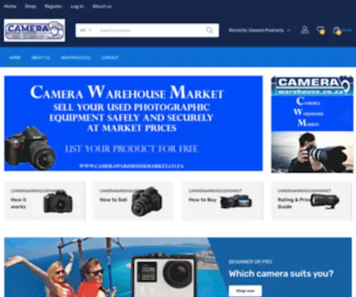 Camerawarehousemarket.co.za(Camerawarehouse Market) Screenshot