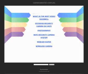 CameraWorld.com.au(cameraworld) Screenshot