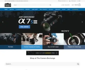 Camerax.com(The Camera Exchange) Screenshot