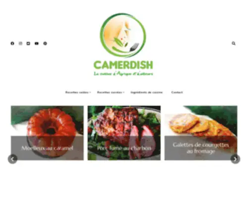 Camerdish.com(Cuisine d'Afrique et d'ailleurs) Screenshot