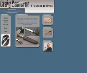 Camererknives.com(Camerer Custom Knives located in Hettick) Screenshot