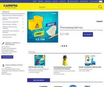 Cameril.com(Maquinaria de Limpieza Industrial Uruguay) Screenshot