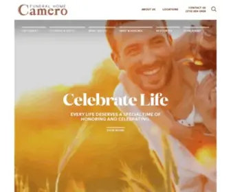 Camerofuneralhome.com(Camero Funeral Home) Screenshot