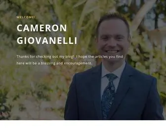 Camerongiovanelli.com(Cameron giovanelli) Screenshot