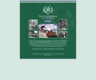 Cameronians.org(The Cameronians Scottish Rifles) Screenshot