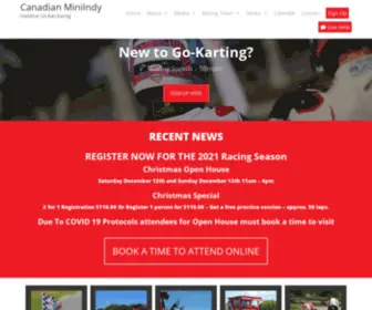 Cameronmotorsports.com(Hamilton Go Kart Racing) Screenshot