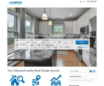 Cameronrealestategroup.com(See every Massachusetts Home and Condo for Sale) Screenshot