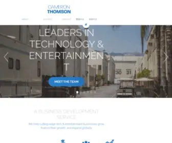 Cameronthomson.com(Cameron Thomson) Screenshot