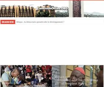 Cameroononline.org(Cameroon Bilingual News) Screenshot