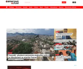 Camerounactuel.com(L'information à la minute près) Screenshot