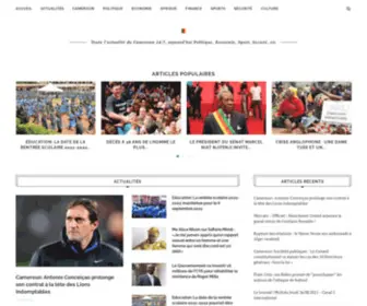 Camerounactuonline.com(Cameroun ACTU Online) Screenshot