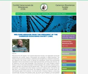 Camerounbiosciences.org(Cameroon Biosciences Society) Screenshot