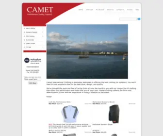 Camet.com(Camet International Clothing) Screenshot