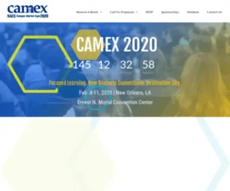 Camex.org(CAMEX 2021 NACS Campus Market Expo) Screenshot