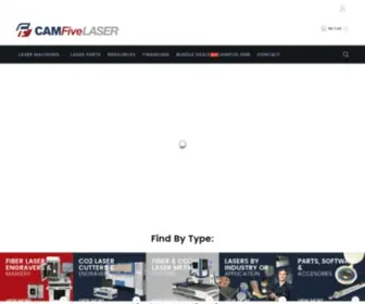 Camfivelaser.com(CO2 Fiber Cutters Engravers for Cutting Engraving 3D Laser Printer Machines wood metal hobby) Screenshot