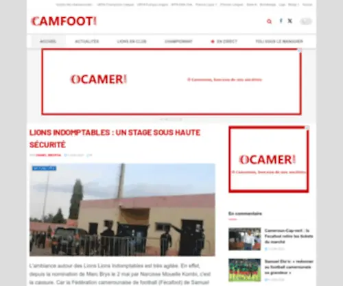 Camfoot.com(Super Lig) Screenshot