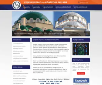 Camiikubbekaplama.com(Camii Kubbe Kaplama Sistemleri) Screenshot