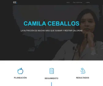 Camilaceballos.com(Camila Ceballos) Screenshot