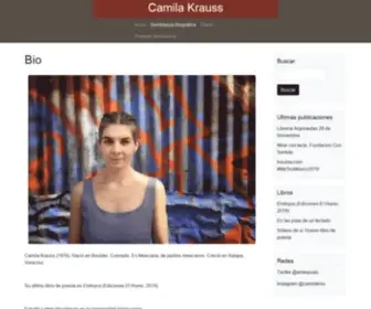 Camilakrauss.com(Camila Krauss) Screenshot